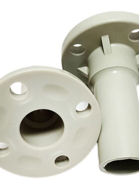 过滤机160MM长50MM1.5寸DN40PP加长加厚PP塑料法兰60MM2寸DN50