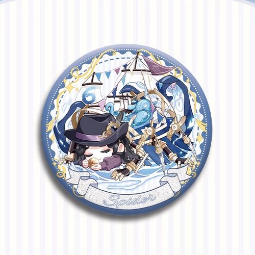 第伍人格六周年徽章双闪吧唧蜘蛛