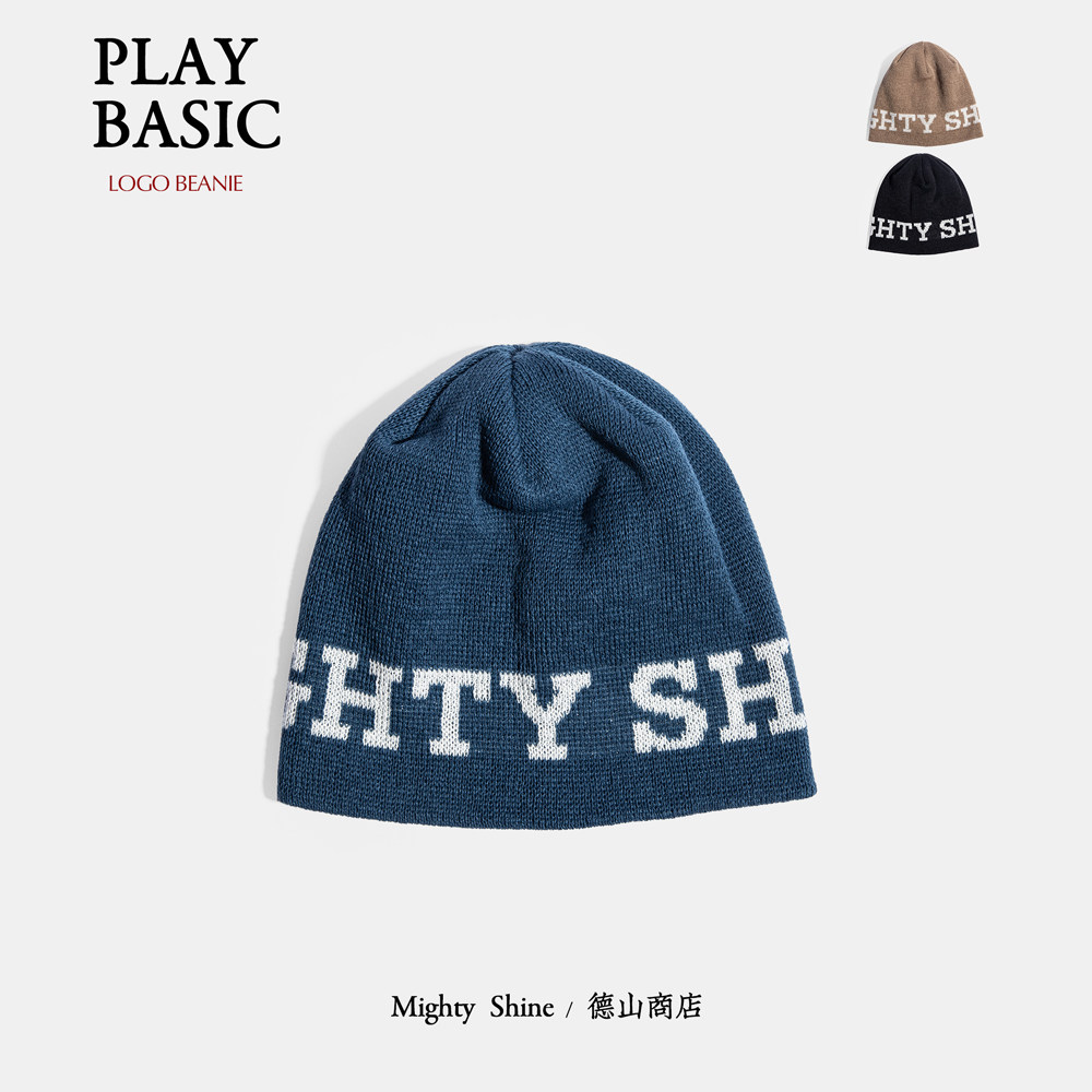 MightyShine 90年代风格针织冷帽 轻盈舒适保暖针织帽 43003