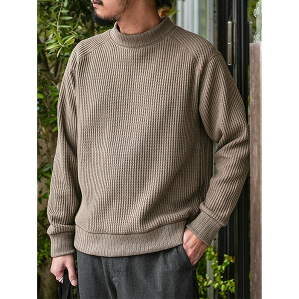 Jackman 东亚身形剪裁 中领华夫格T恤 久洗不变形 三季实穿打底衫