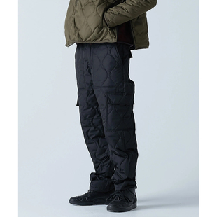 温暖出众TAION轻盈宽松羽绒裤CARGO军风口袋长裤 德山商店