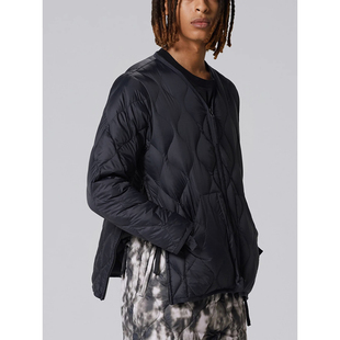 TAION年少不知内胆香V领拉链羽绒服软壳都市山系男女夹克