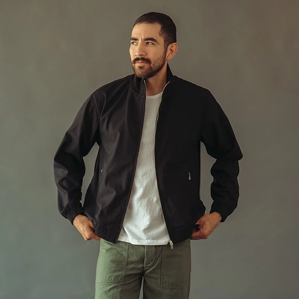 Lady White x Phigvel 合作款复古运动外套宽舒剪裁羊绒开衫夹克