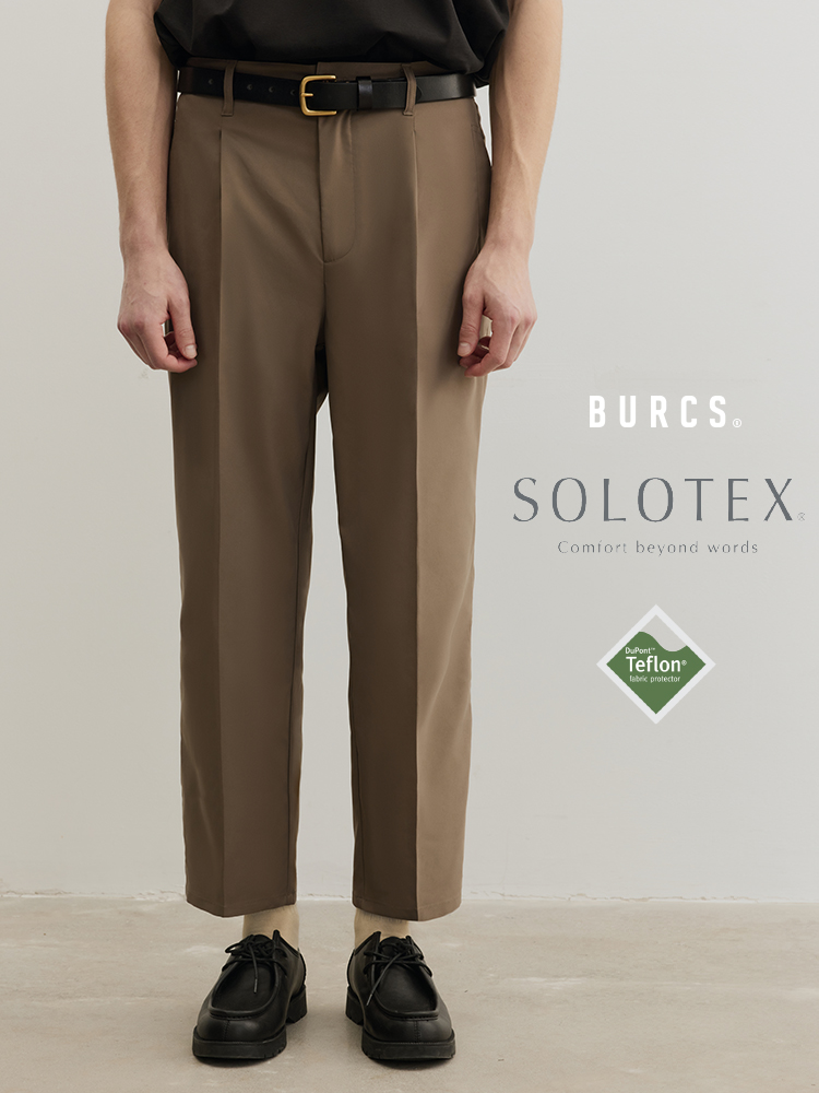 BURCS帛斯秋冬Solotex速干挺括九分直筒长裤四季百搭神裤citywalk
