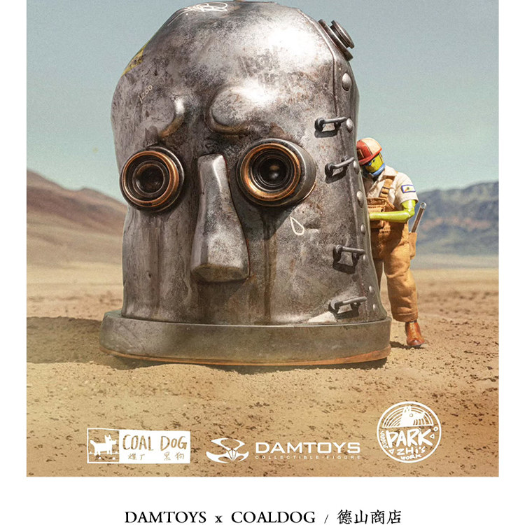 现货速发Damtoys煤厂黑狗CoalDog铁头托尼手办大废墟系列玩家模型