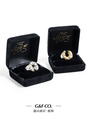 幸运马掌男女尾戒印第安风格