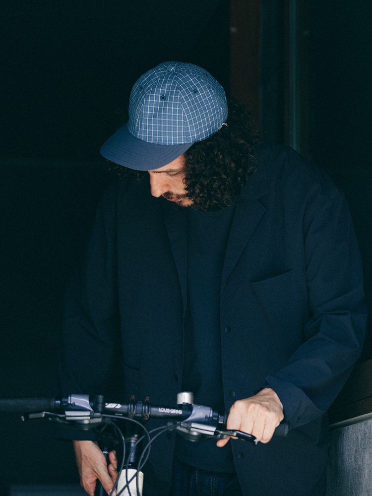 HUNTISM 城市户外复古Typewriter 拼色格纹帽男女休闲运动帽