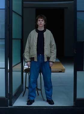 Phigvel Makers 四季常青款经典五袋直筒牛仔裤旧化水洗直筒剪裁