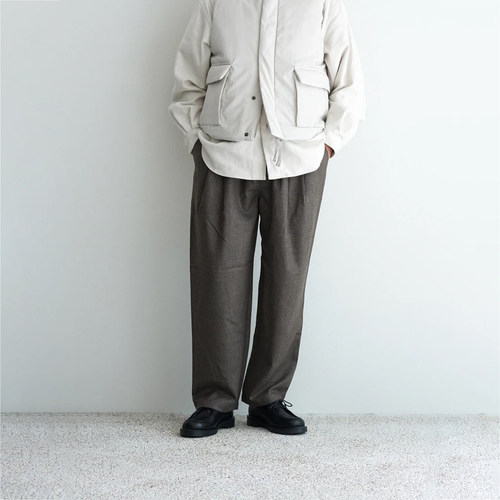 Still by Hand 经典Timeless风格羊毛锥形裤易打理百搭主力下装