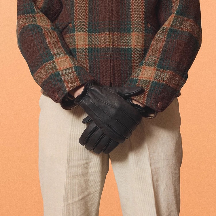男生必入GandF复古骑士马皮手套 陪您征服公路与山海 AL-07