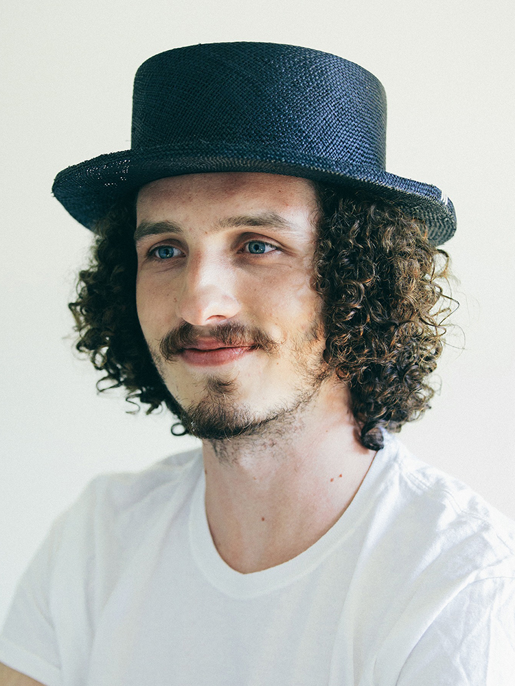 HUNTISM 夏日穿搭必入复古学院休闲帽Boater椰树叶手工编织草帽