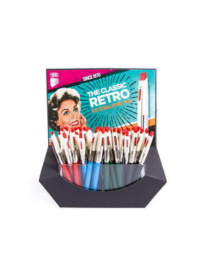 授权 BALLPEN 70年代欧洲经典 SPACE AGE 复古传统按压出芯圆珠笔