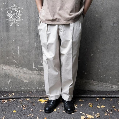 GypsySons M52 FRENCH CHINO 法军士官阔腿军裤 GS2149907A