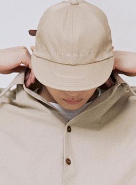 德山商店 BURCS 合作款 Ventile平檐棒球帽手工绣花防晒帽 四季款