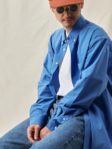 REMOCREVO COTTON BD SHIRT 水洗长绒棉衬衫 OCSH-256