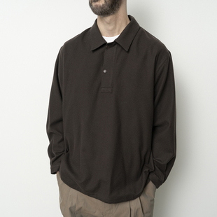 日系简约长袖 Hand 一衣穿三季 POLO 限定羊羔毛套头衫 Still