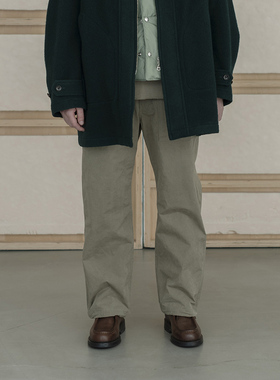 Phigvel Makers 意大利蜡质感面料 户外野战裤 懒人穿搭抽绳长裤