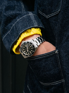 Vague Watch Co. 再现经典氧化圈 机械钢链复古潜水腕表 GF-L-001