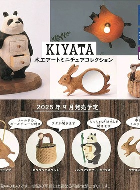 现货正版TOMY多美卡KIYATA KIWAIAI木雕系列4款装