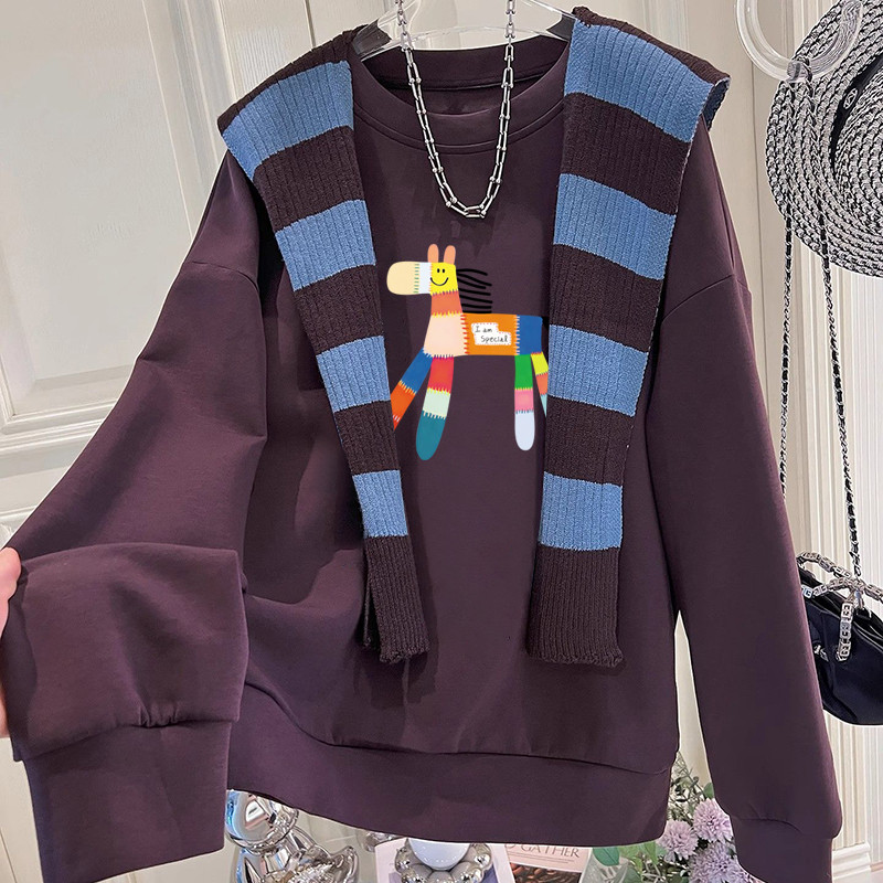 胖MM200斤大码独特小众设计感条纹披肩卫衣女秋冬宽松两件套上衣,女装/女士精品,卫衣/绒衫,淘宝优惠券,粉丝福利购,淘宝优惠卷