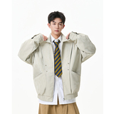 2025秋季新款美式设计感皮衣外套JK328-P85控138聚酯氨，男装皮衣，星座302A