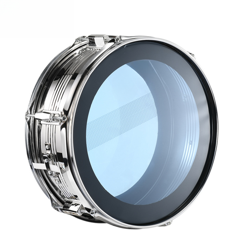 精选乐器13英寸不锈钢小军鼓少先队鼓学生鼓透明鼓皮耐用优质推荐