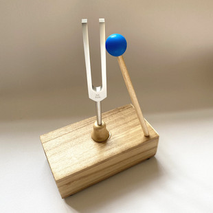 出口品质 铝合金528HZ 瑜伽音叉 配木质音箱桐木材质