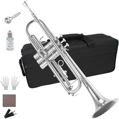 银色降B调镀镍小号乐器学生成人儿童考级初学铜管乐队学校推荐