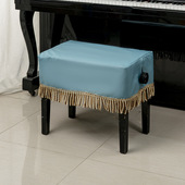 琴行钢琴城店琴凳罩套防尘盖布单人双人升降欧式 布艺琴凳子套简约