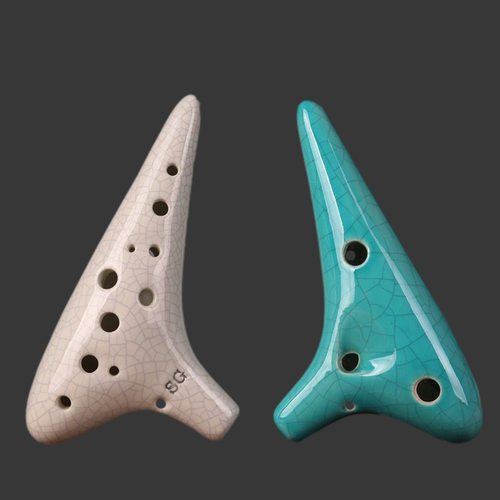 12孔陶笛SG调民族乐器音色优美准确适合初学教学演奏厂家