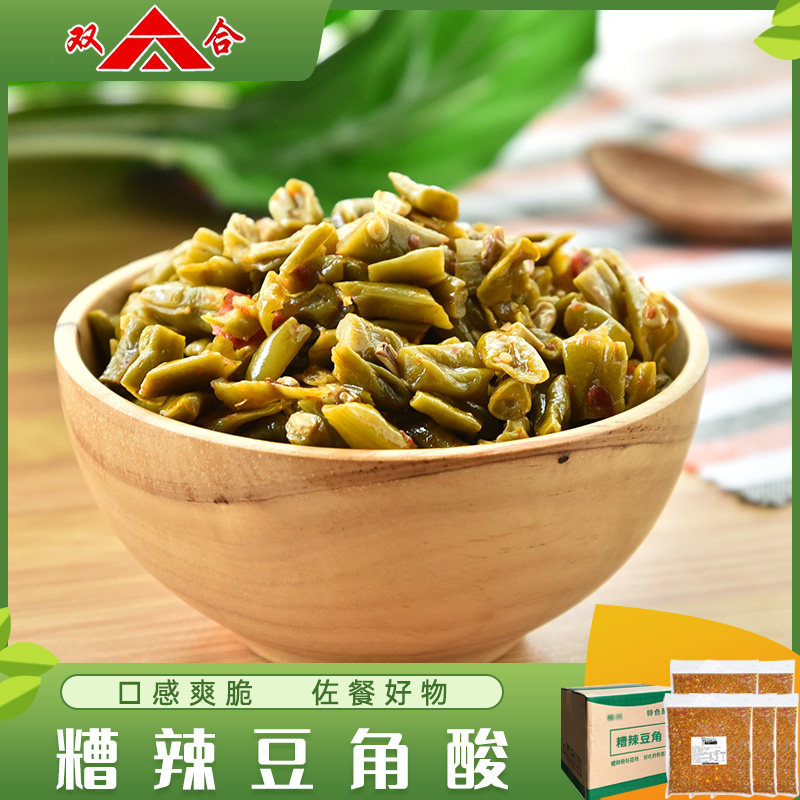 糟辣酸豆角45斤 腌豆角咸豆角螺蛳粉下饭菜豇豆脆豆角酸豆角商用