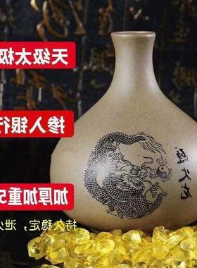 土陶瓷瓶避火龙瓶厨房西北角土陶罐辟火龙瓶解决火烧天门陶瓷摆件