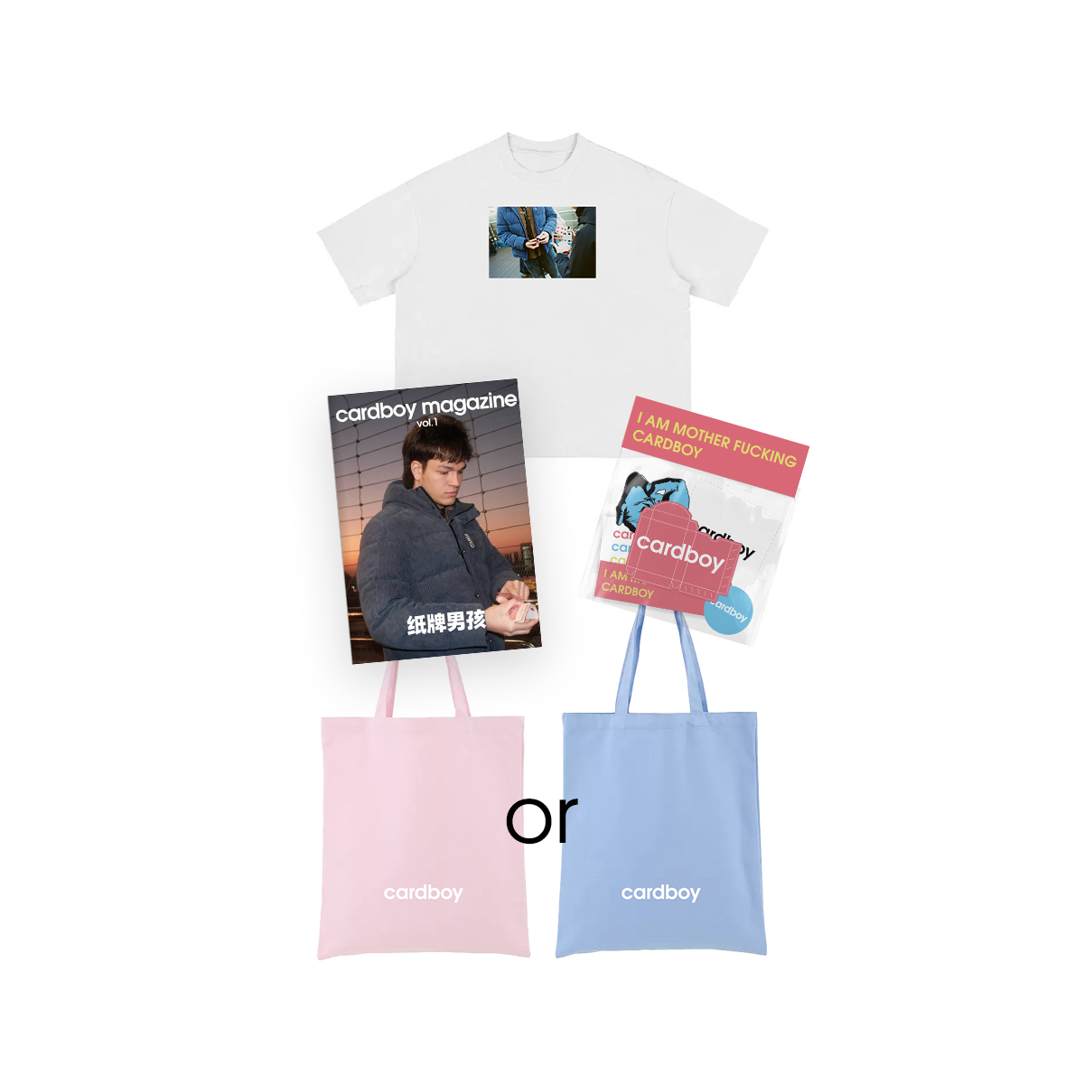 cardboy｜T恤+帆布包杂志套装
