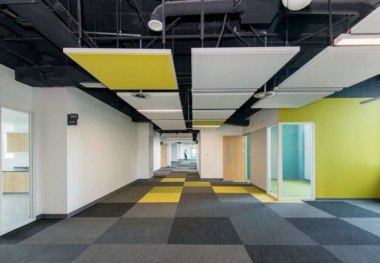 阿姆斯壮 艾欣龙骨 矿棉板 石膏板 立面 衔接 吊顶