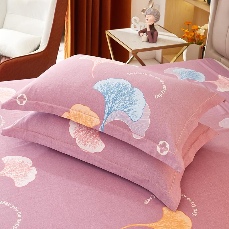 磨毛单人宿舍48x74cm枕套纯棉