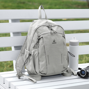 火狐2026新款 小背包春夏女士旅游轻便双肩包初中高中学生帆布书包