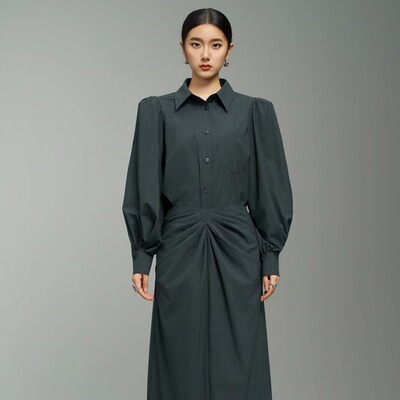 YIJIANGLAN25秋冬新品衬衫