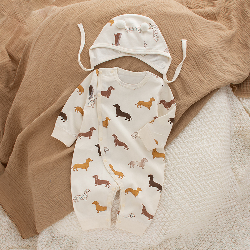 a类纯棉四季款全衣无骨连体衣