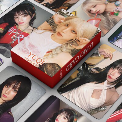 新款女娃小卡GIDLE宋雨琦I SWAY专辑单人款官方周边同款LOMO卡片