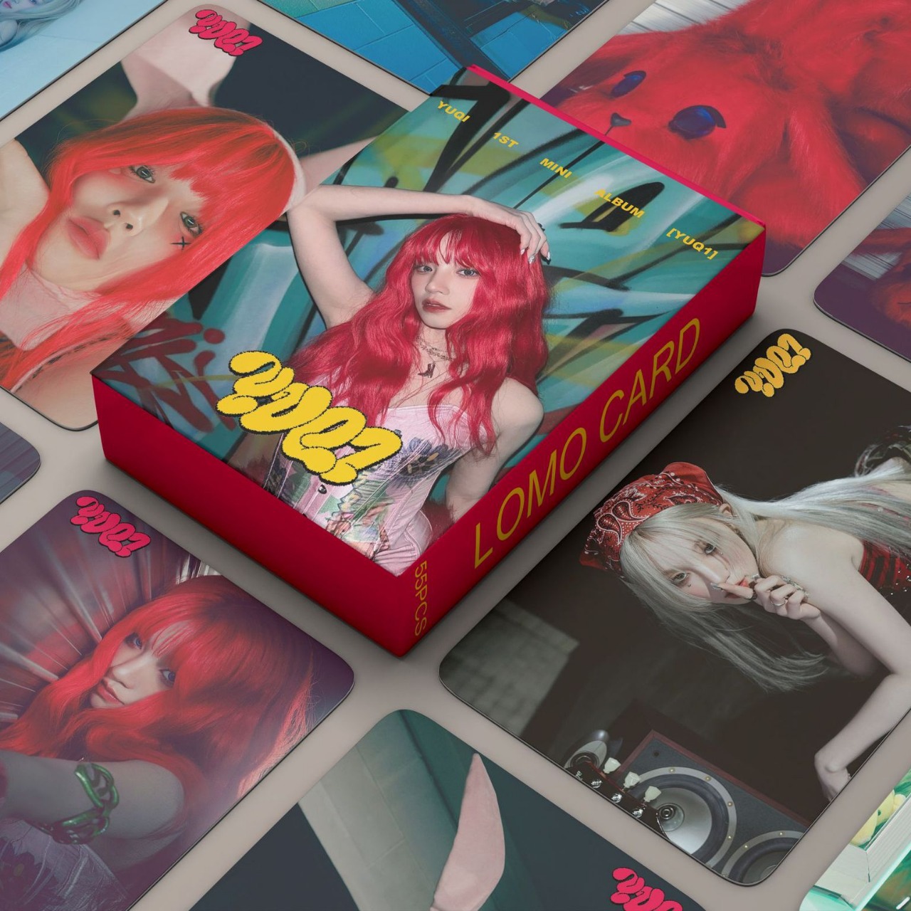 新款宋雨琦明星周边个人小卡女娃gidle小卡官方非正版自印lomo卡