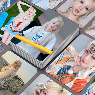 新款 yuqi高清精美lomo小卡 宋雨琦小卡55张gidle周边单人卡片song