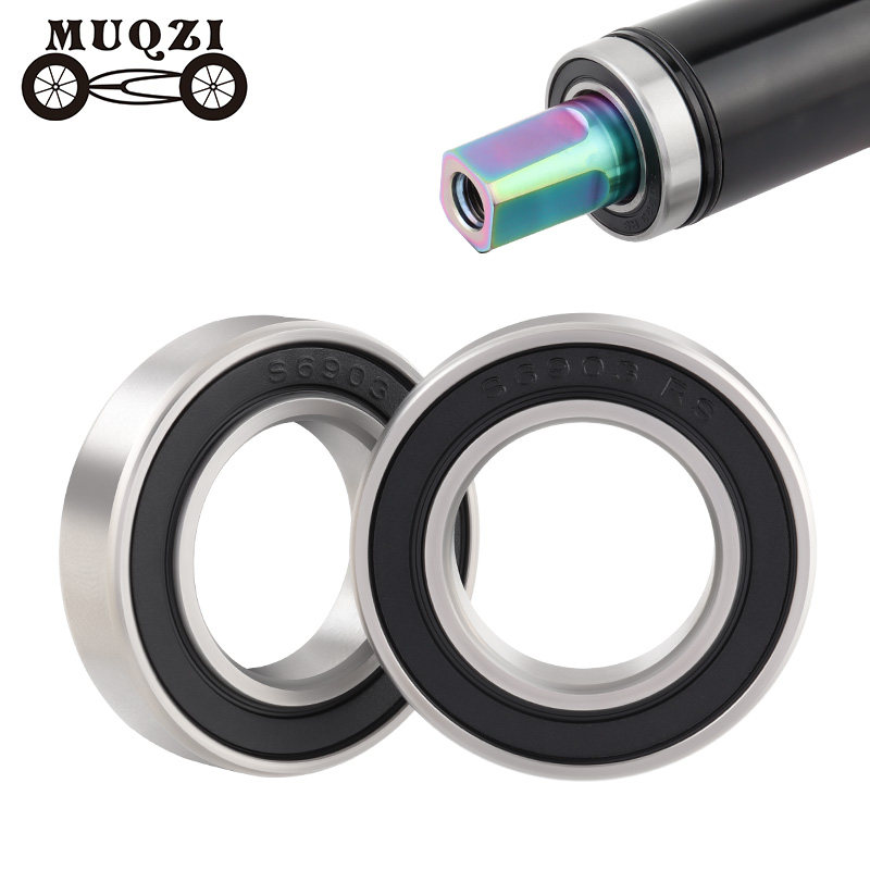 MUQZI陶瓷轴承死飞折叠自行车方孔中轴修补培林30*17*7mm