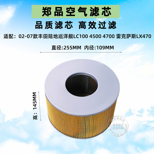 郑品丰田陆地巡洋舰LC100空气格