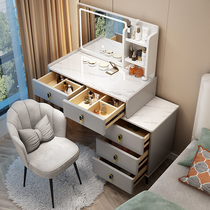 新款梳妆台收纳柜一体