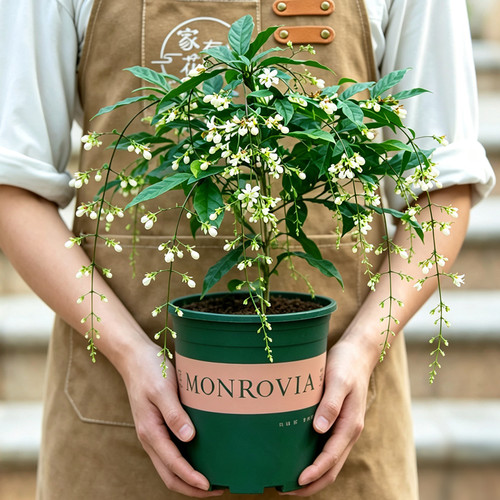 垂丝茉莉盆栽带花苞老桩花苗