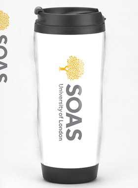 英国学校定制 伦敦大学亚非学院SOAS校徽留学生纪念品马克水杯子