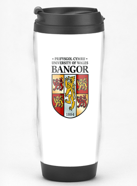英国学校定制 班戈大学Bangor University留学生纪念品马克水杯子