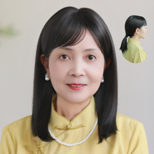 假发中老年女妈妈款长发真发全真人发时尚减龄可扎光头全头套薄款