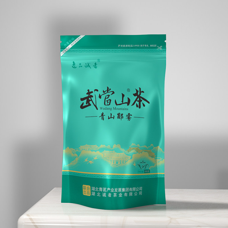 武当山茶厂家直销炒青雨前湖北2024新茶绿茶茶叶自己喝大叶茶500g
