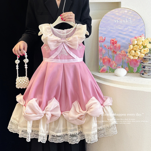 女童富家千金连衣裙2026新款儿童重工洛丽塔公主裙高端生日礼服裙